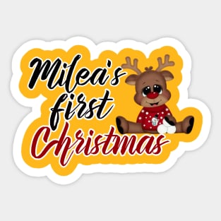 First Christmas Sticker